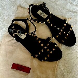 Valentino Garavani rock, stud, jelly sandals